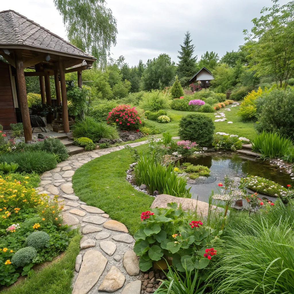 Beautifully designed eco-garden